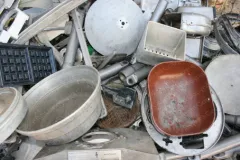 Alu-Blechabfälle gemischt ohne Anhaftung